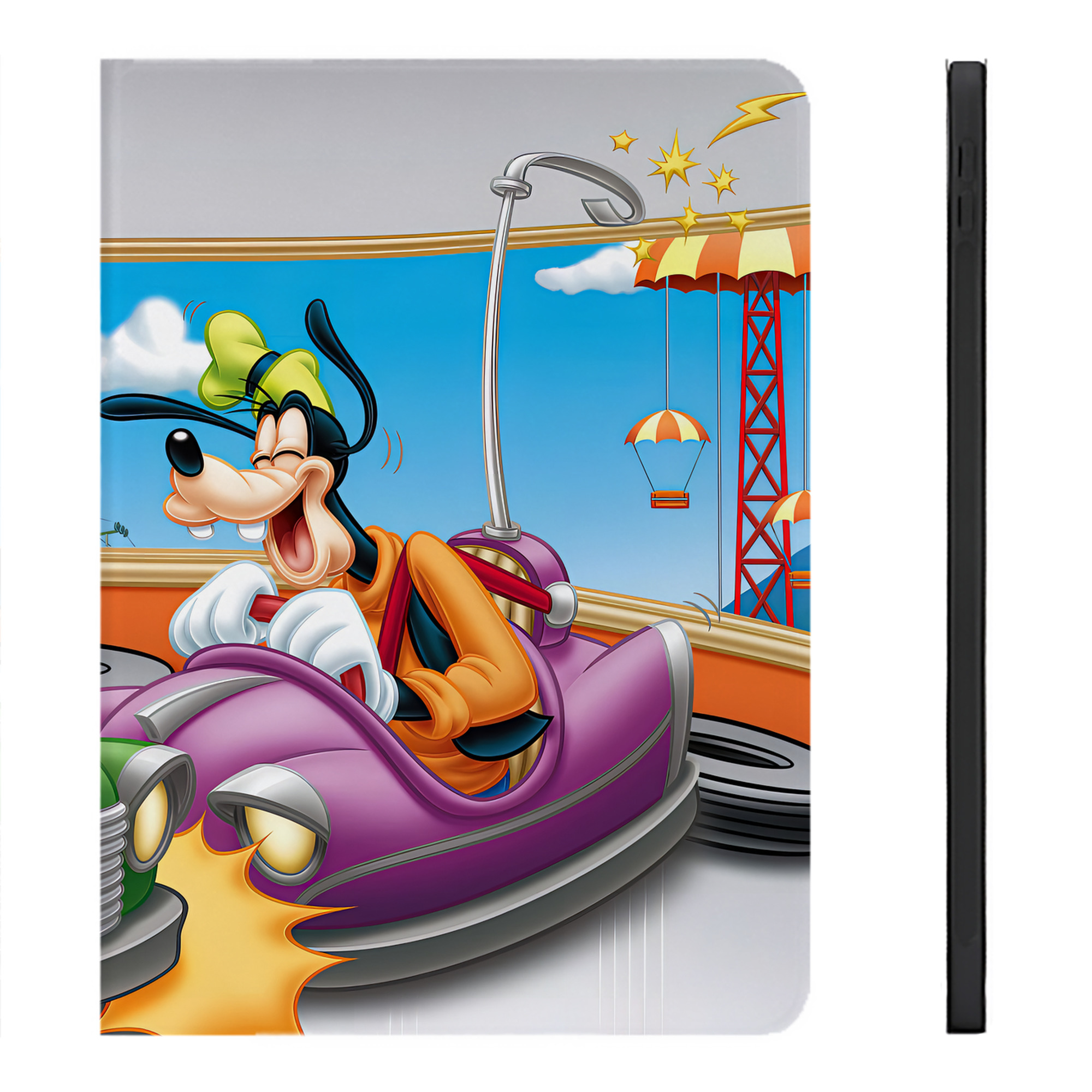 （画像用） ミッキーマウス Mickey Mouse IPadケース ペンホルダー付き ブックスタイルデザイン